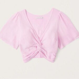 Abercrombie Knot Tie Crop Top